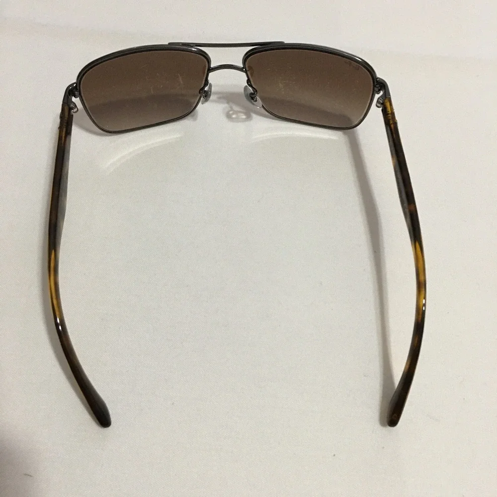 Ray-Ban RB3516 Polished Gunmetal Brown Sunglasses 004/13 Italy Frame Only
